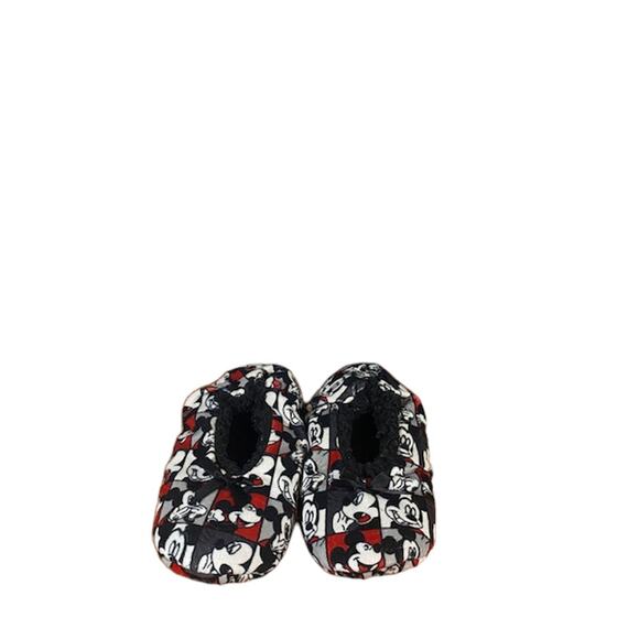 Disney Mickey Mouse Slip On Warm Slippers Women SZ 5/6 - Picture 6 of 9